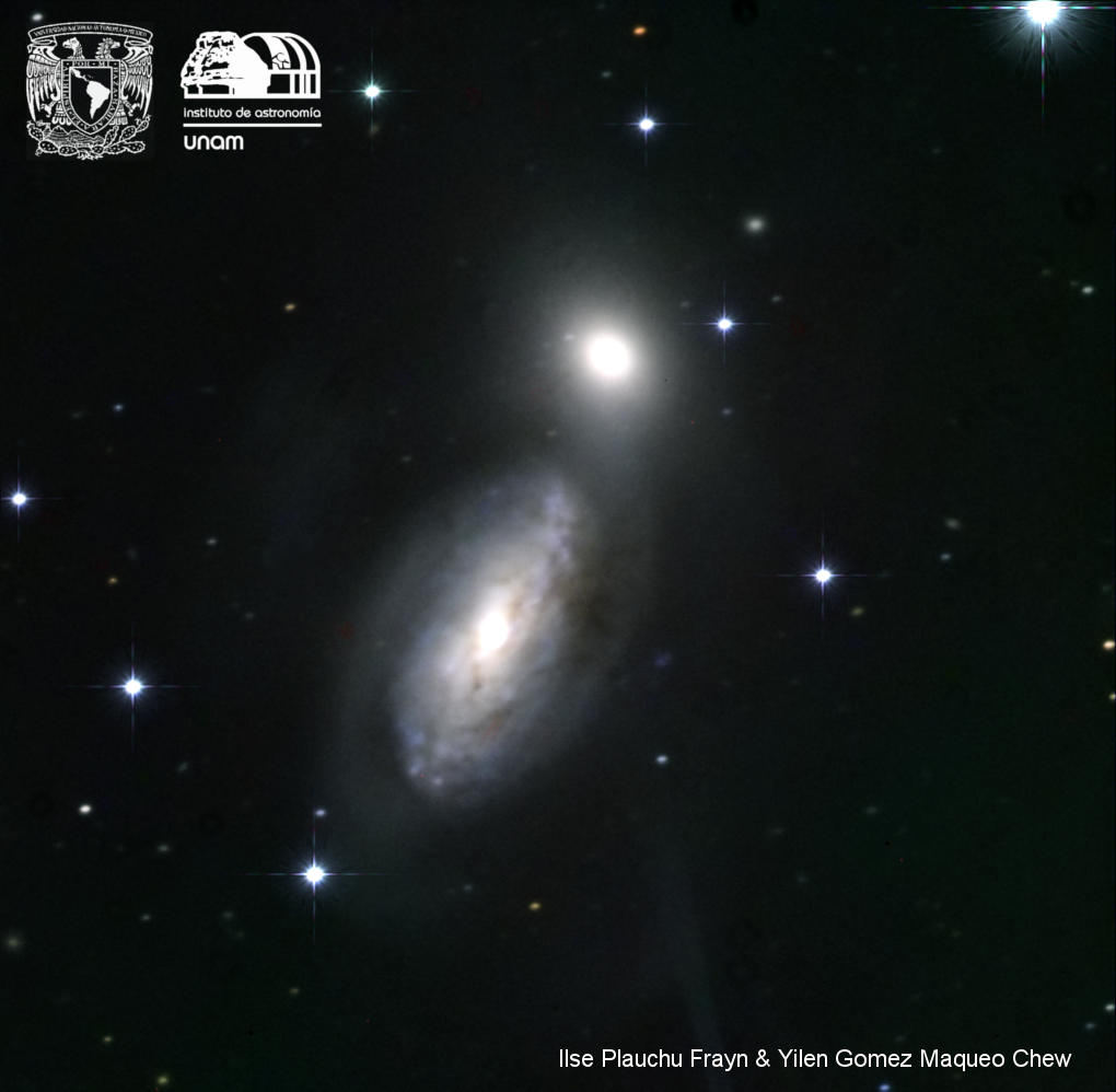  NGC 3227 y NGC 3226